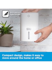 Black & Decker White 900ml Compact Dehumidifier - Image 2 of 8