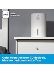 Black & Decker White 900ml Compact Dehumidifier - Image 4 of 8