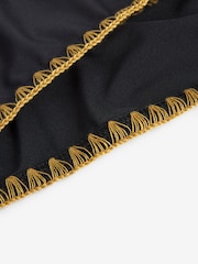 Schwarz mit Stickerei - Bikinihose mit seitlicher Schnürung - Bild 6 von 6