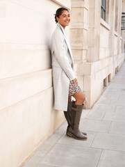 Marron chocolat - Bottes hauteur genou Forever Comfort® avec finitions surpiquées - Image 2 of 7