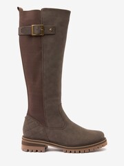 Marron chocolat - Bottes hauteur genou Forever Comfort® avec finitions surpiquées - Image 4 of 7