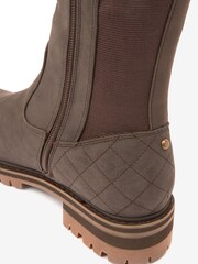 Marron chocolat - Bottes hauteur genou Forever Comfort® avec finitions surpiquées - Image 7 of 7