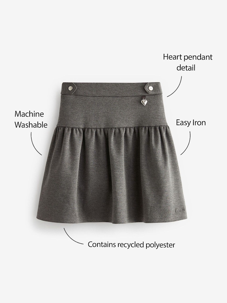 Clarks Grey School Skater Skirt - Image 8 of 8
