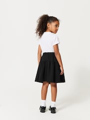 Clarks Black School Skater Skirt - Image 2 of 7