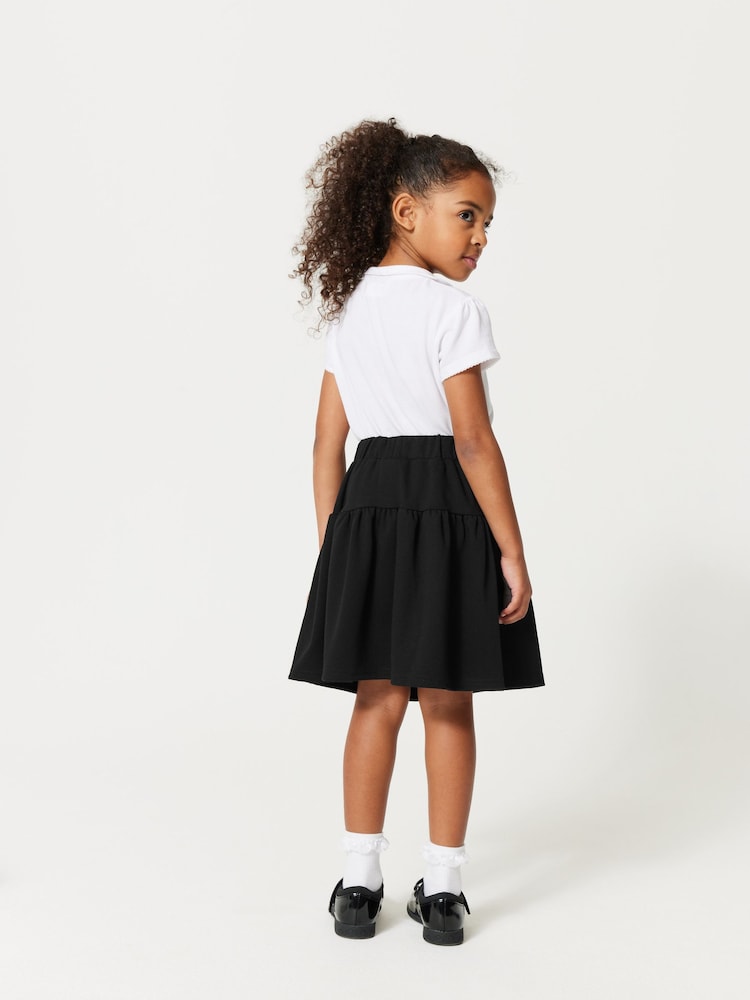 Clarks Black School Skater Skirt - Image 2 of 7