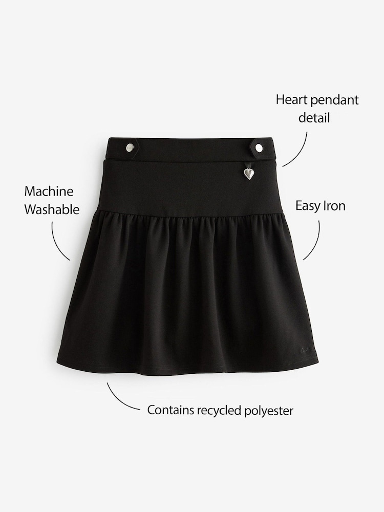 Clarks Black School Skater Skirt - Image 7 of 7