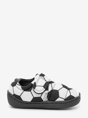 Monochrome Football Touch Fastening Cupsole Slippers - Image 1 of 4
