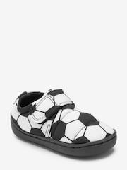 Monochrome Football Touch Fastening Cupsole Slippers - Image 2 of 4