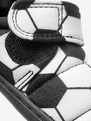 Monochrome Football Touch Fastening Cupsole Slippers - Image 4 of 4