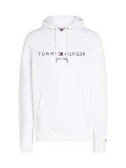 Tommy Hilfiger White Tommy Hilfiger Green Logo Hoodie - Image 3 of 3