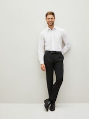 White Regular Fit 100% Cotton Shirts 3 Pack - Image 5 of 6