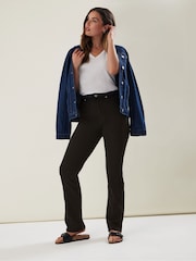 Long Tall Sally Black Straight Leg Jeans - Image 1 of 3