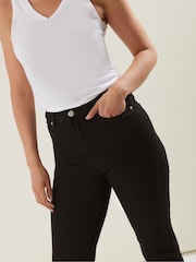 Long Tall Sally Black Straight Leg Jeans - Image 4 of 4