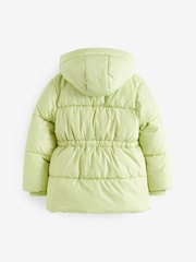 Green Shower Resistant Padded Coat (5-11yrs) - Image 3 of 4