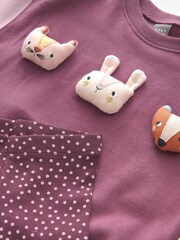 Vijolična - Komplet za pot in pajkice (3mths-7yrs) - Slika 7 iz 7