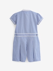 Clarks Blue Gingham School Playsuit - Image 4 of 11