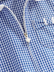 Clarks Blue Gingham School Playsuit - Image 7 of 11