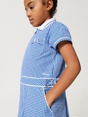 Clarks Blue Gingham School Playsuit - Image 8 of 11