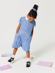 Clarks Blue Gingham School Playsuit - Image 9 of 11