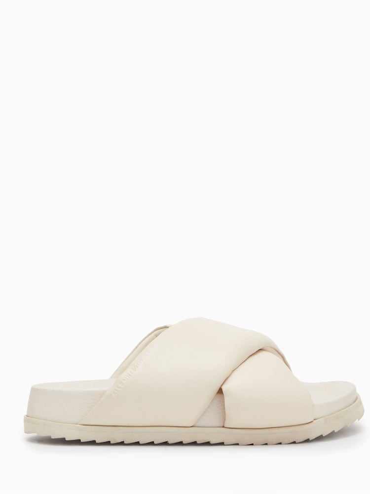 AllSaints White Saki Sandals - Image 1 of 4