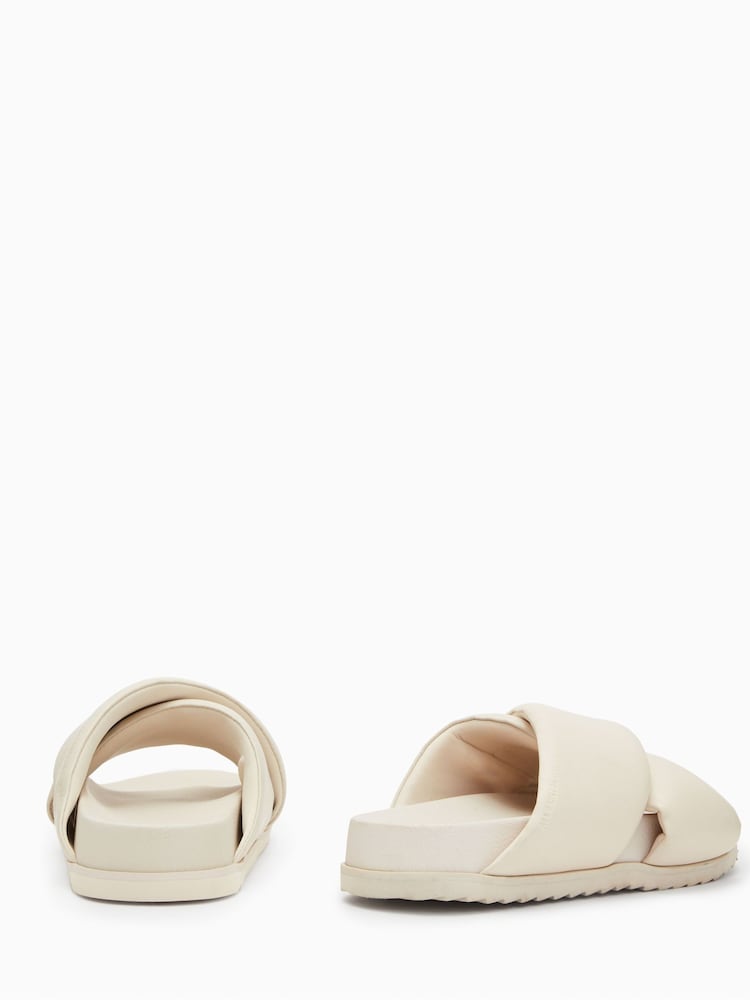 AllSaints White Saki Sandals - Image 2 of 4