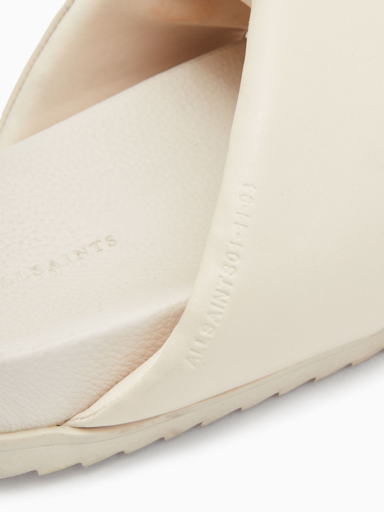 AllSaints White Saki Sandals - Image 4 of 4
