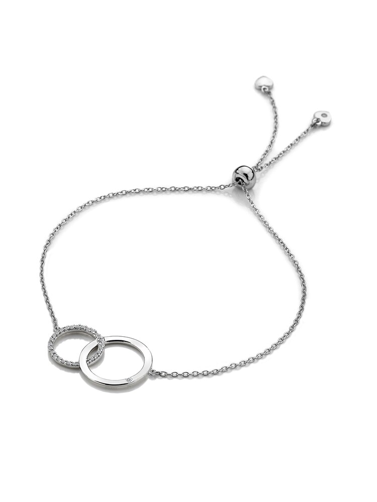 Hot Diamonds Silver Striking Circle Bracelet - Image 1 of 3