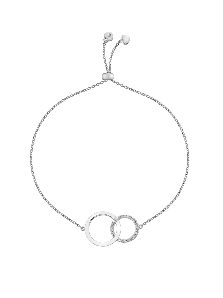 Hot Diamonds Silver Striking Circle Bracelet - Image 2 of 3