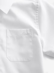 Clarks White Short Sleeve Clarks Boys School Shirts 2 Pack - Image 10 of 11
