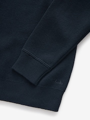Clarks Navy Blue Long Sleeve School Knitted V-Neck Jumper - Image 7 of 8