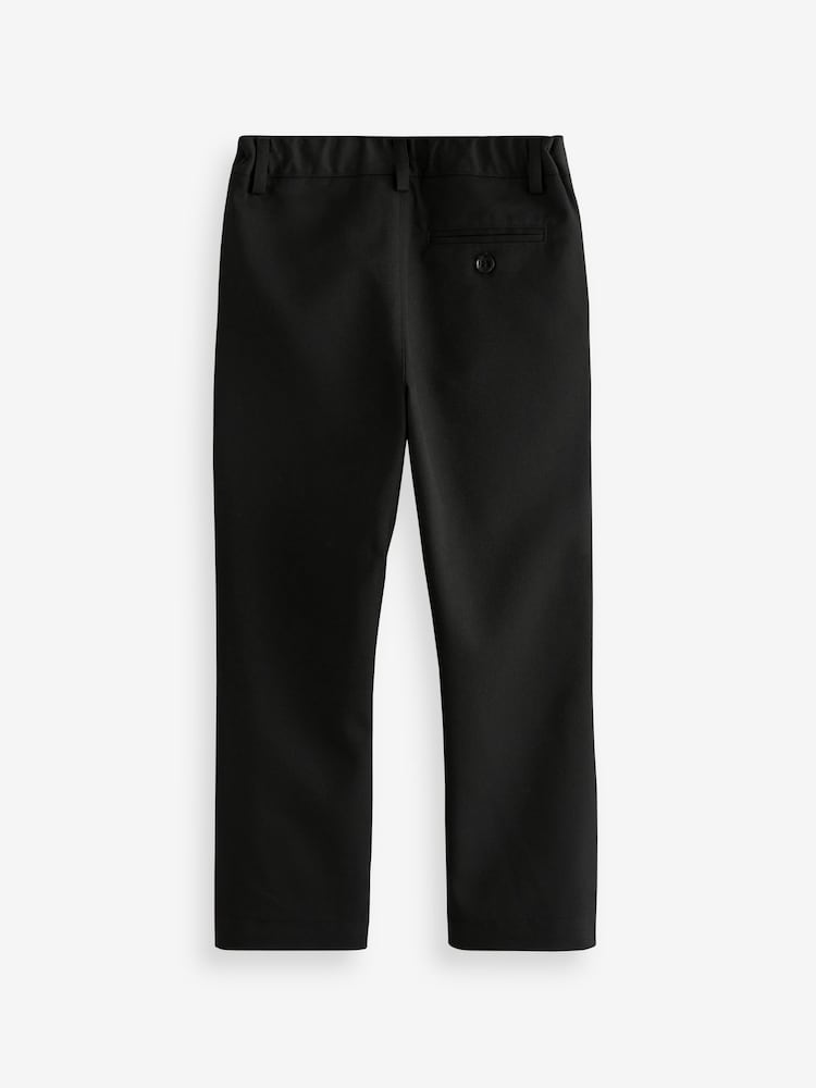 Clarks Black Boys Fastened School Trousers with Stretch - Image 5 of 7