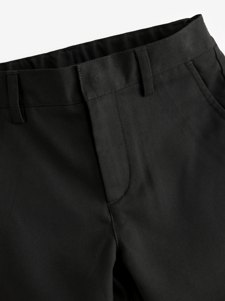 Clarks Black Boys Fastened School Trousers with Stretch - Image 6 of 7