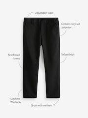 Clarks Black Boys Fastened School Trousers with Stretch - Image 7 of 7