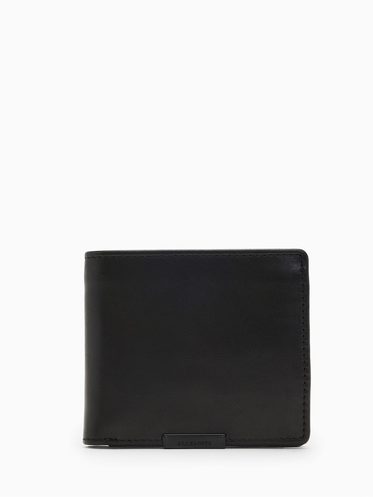 AllSaints Black Blyth Wallet - Image 1 of 6