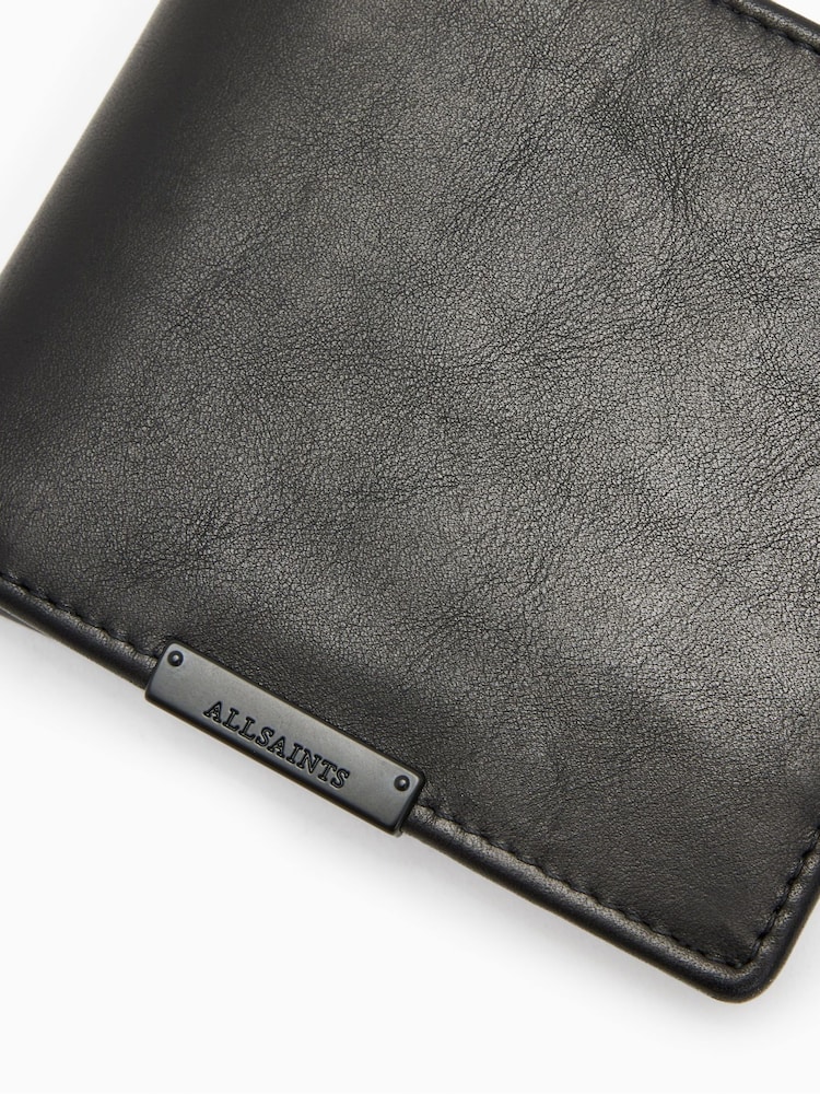 AllSaints Black Blyth Wallet - Image 6 of 6