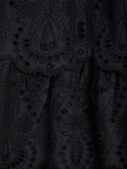 Reiss Navy Sia Jr Lace Mini Dress - Image 7 of 7