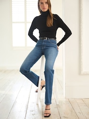 Smoky Blue Straight Leg Jeans - Image 2 of 7