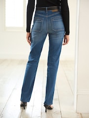Smoky Blue Straight Leg Jeans - Image 4 of 7