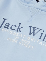 Jack Wills Blue 100% Cotton Script LB OTH Hoodie - Image 3 of 3