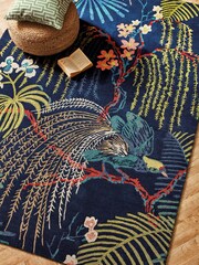 Sanderson Blue Rainforest Rug - Image 2 of 4
