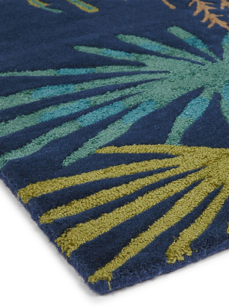 Sanderson Blue Rainforest Rug - Image 4 of 4