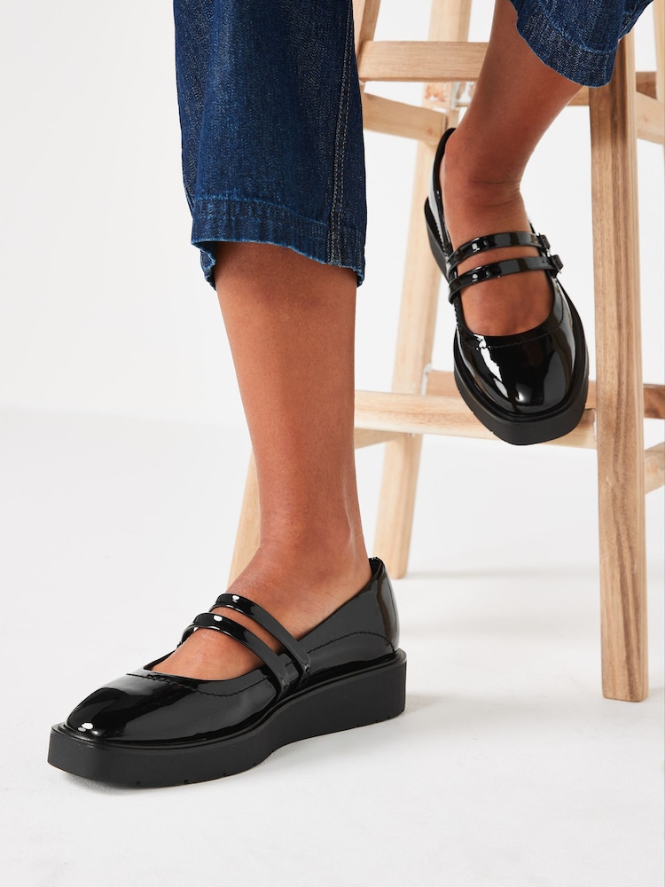 črna - Čevlji z nizko polno peto Forever Comfort® Mary Jane - Slika 1 iz 7