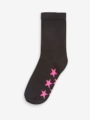 Black Star Cotton Rich Socks 7 Pack - Image 2 of 9