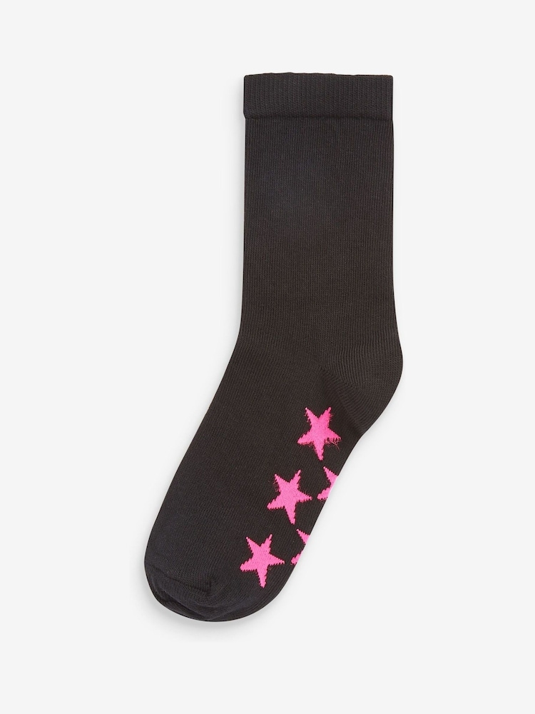 Black Star Cotton Rich Socks 7 Pack - Image 2 of 9