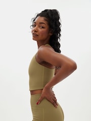 Girlfriend Collective Dylan Green Crop Bra - Image 4 of 5