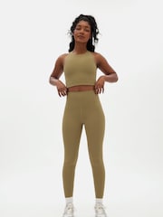Zelene compressive legice z visokim pasom Girlfriend Collective - Slika 3 iz 5