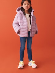 Lilac Purple Shower Resistant Padded Coat (3-16yrs) - Image 2 of 9