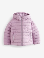 Lilac Purple Shower Resistant Padded Coat (3-16yrs) - Image 7 of 9