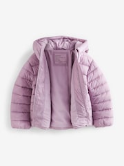 Lilac Purple Shower Resistant Padded Coat (3-16yrs) - Image 8 of 9
