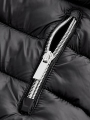 Black Shower Resistant Padded Coat (3-16yrs) - Image 8 of 8